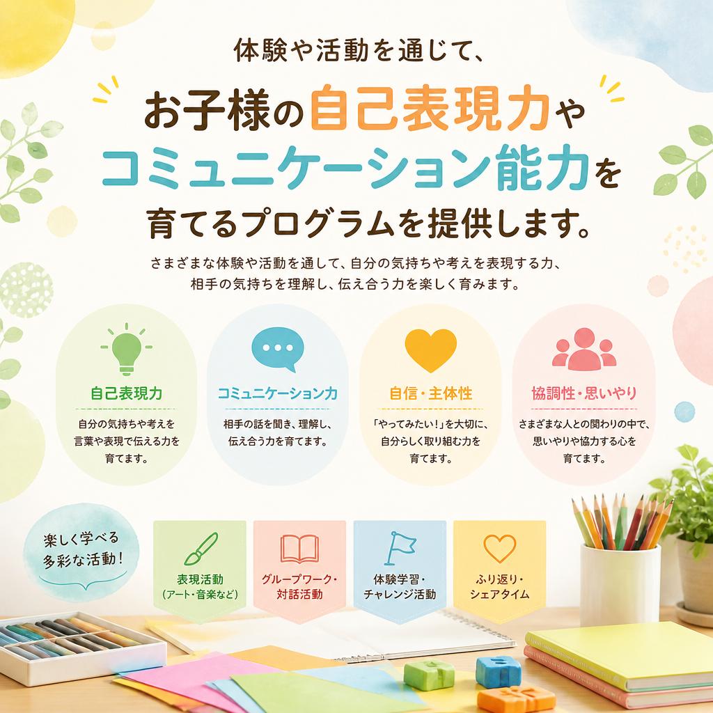 2. 自己表現力を育むアクティビティ