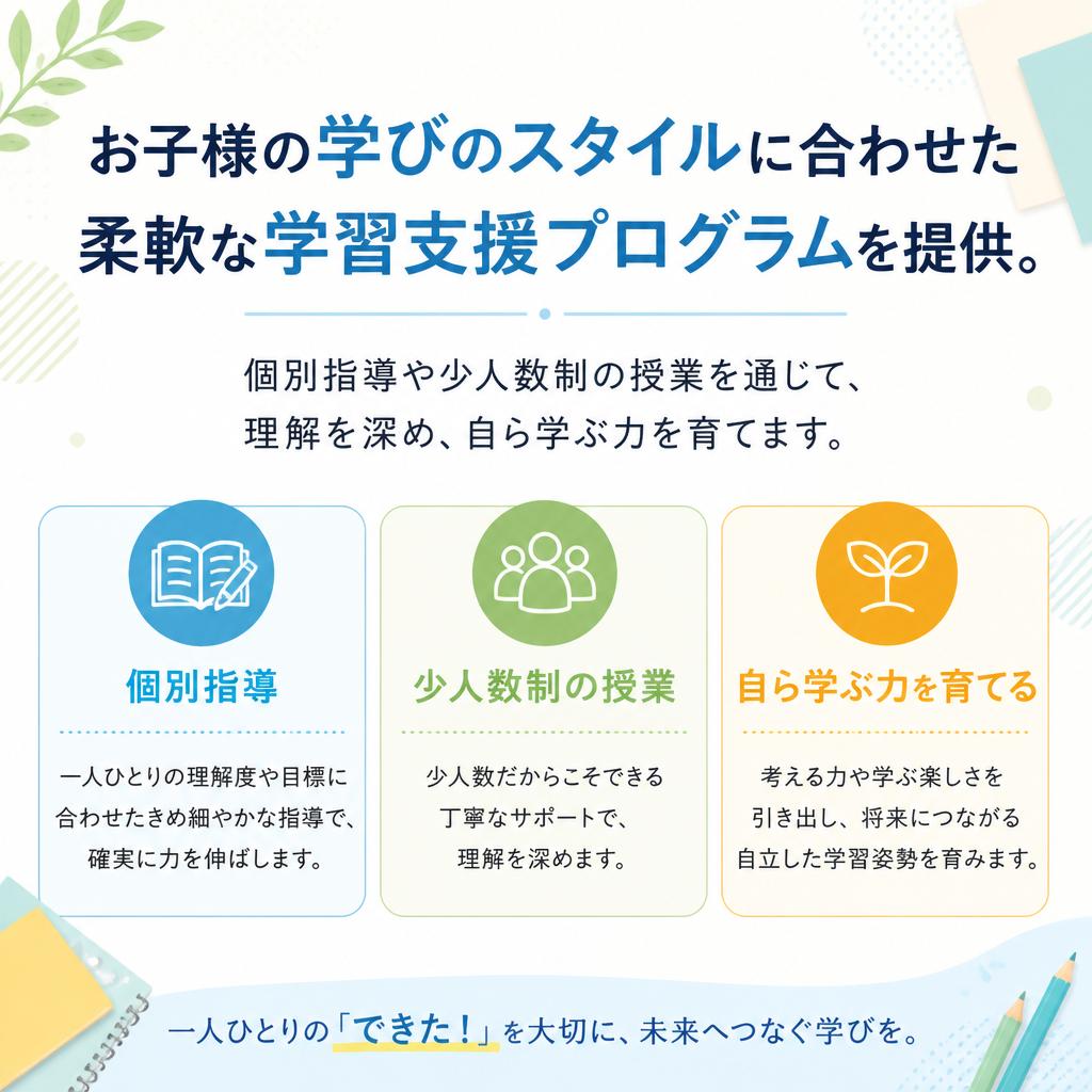 2. 学習支援の多様なプログラム