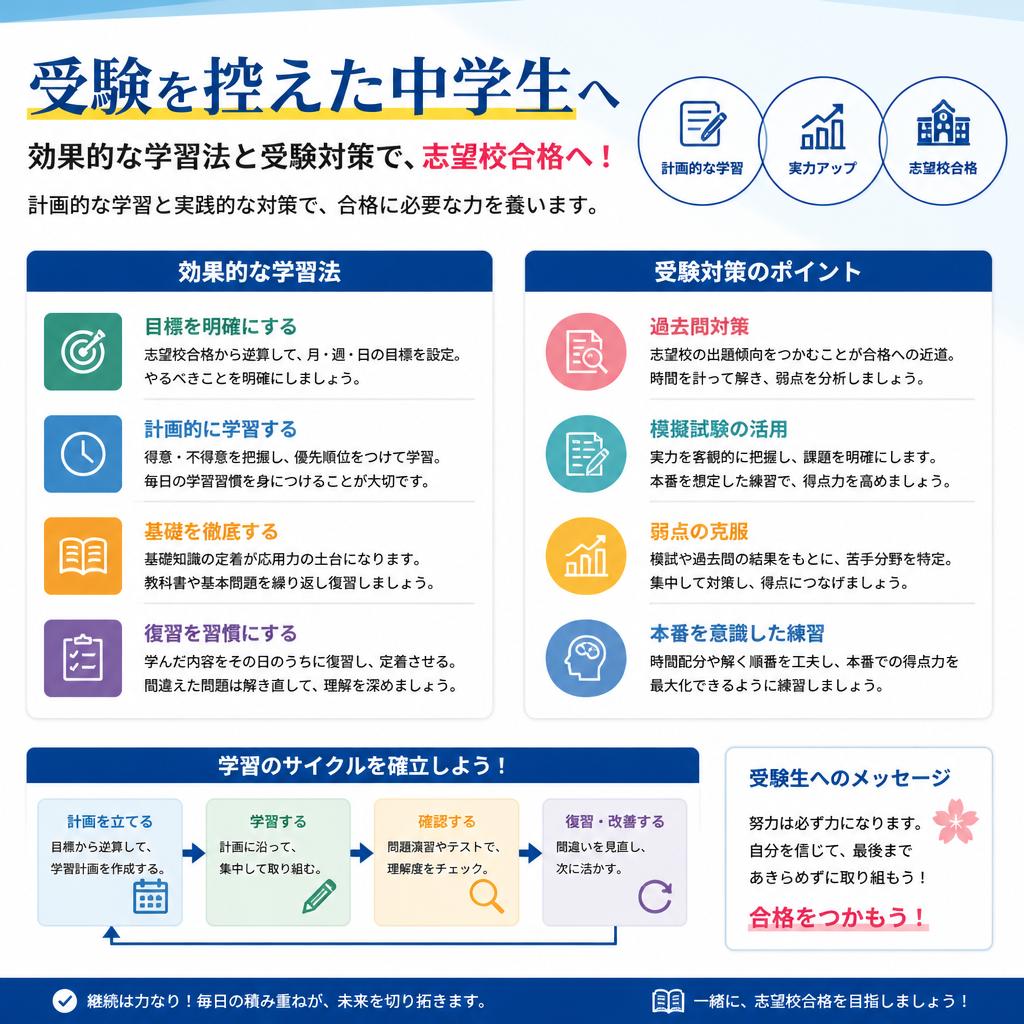 4. 中学生の受験対策