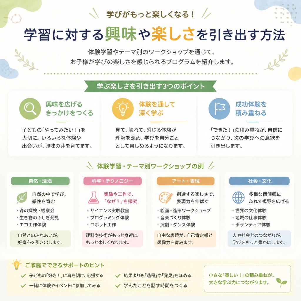 学びの楽しさを見つける