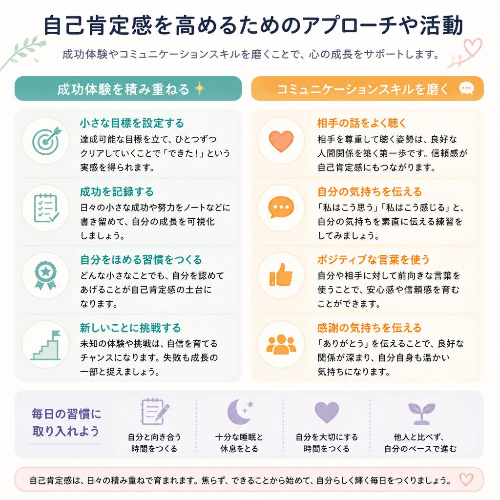 自己肯定感を育むアプローチ