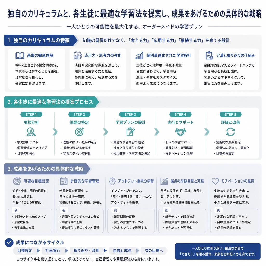 効果的な学習法の提供