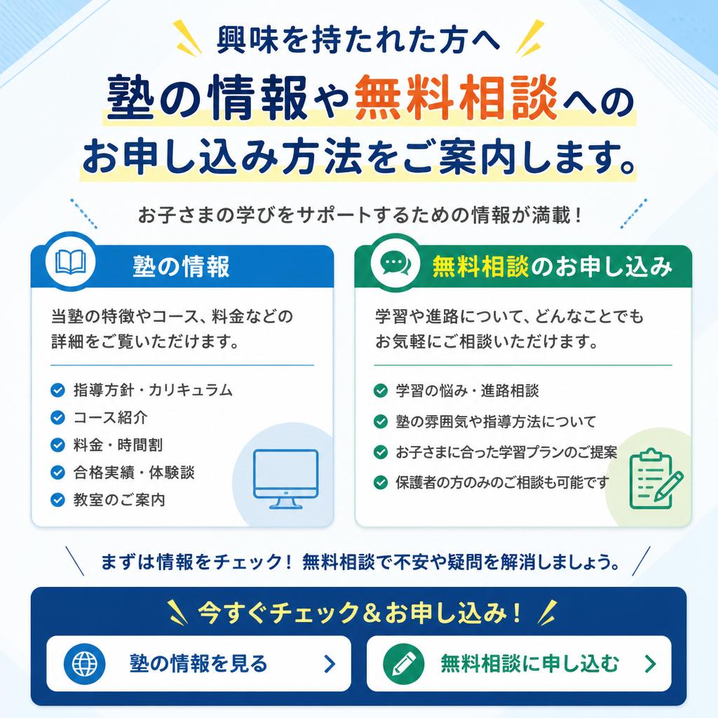 今すぐお問合せを！