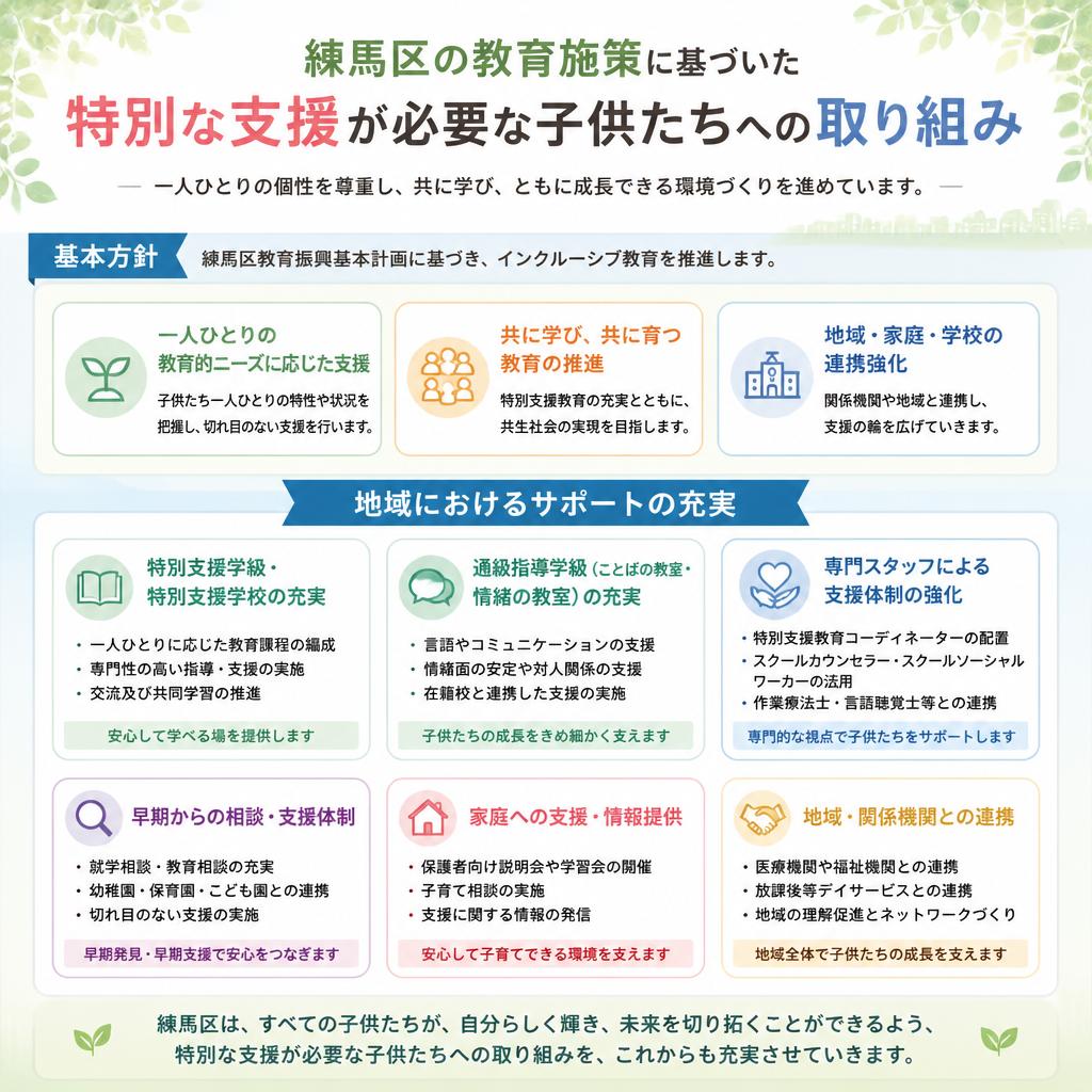 練馬区の教育施策と支援体制