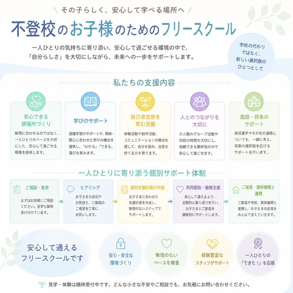 不登校に対する具体的な支援