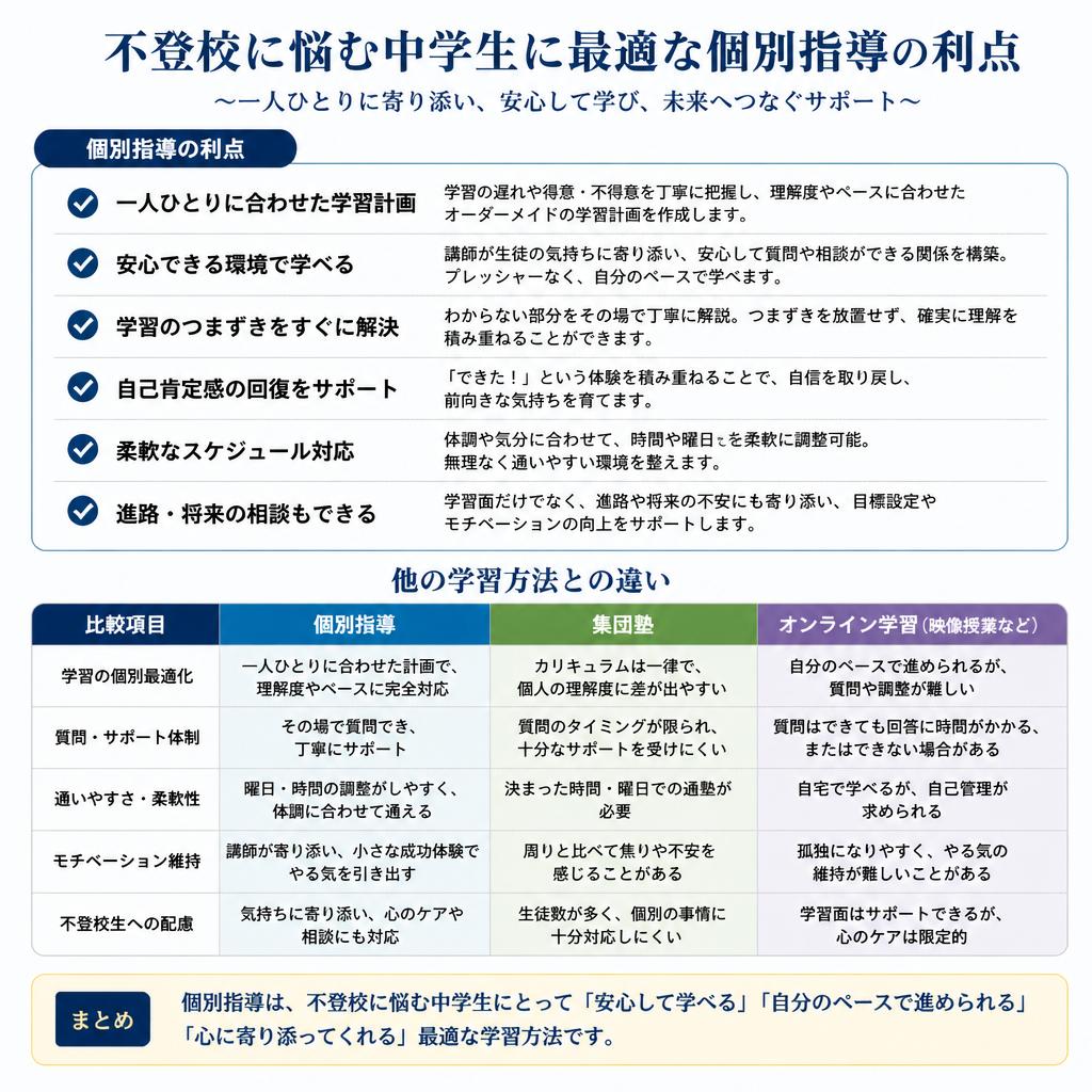 4. 個別指導のメリット