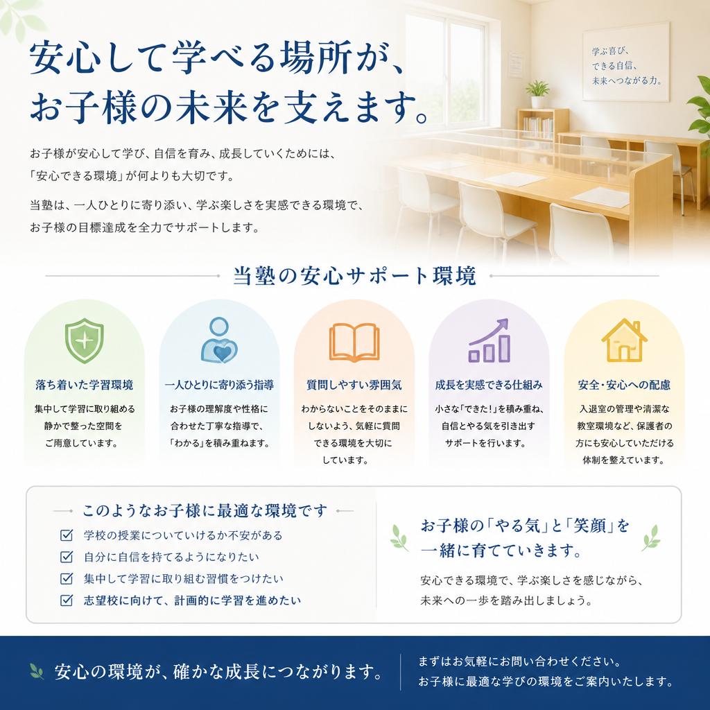 5. ストレスを軽減する学習環境