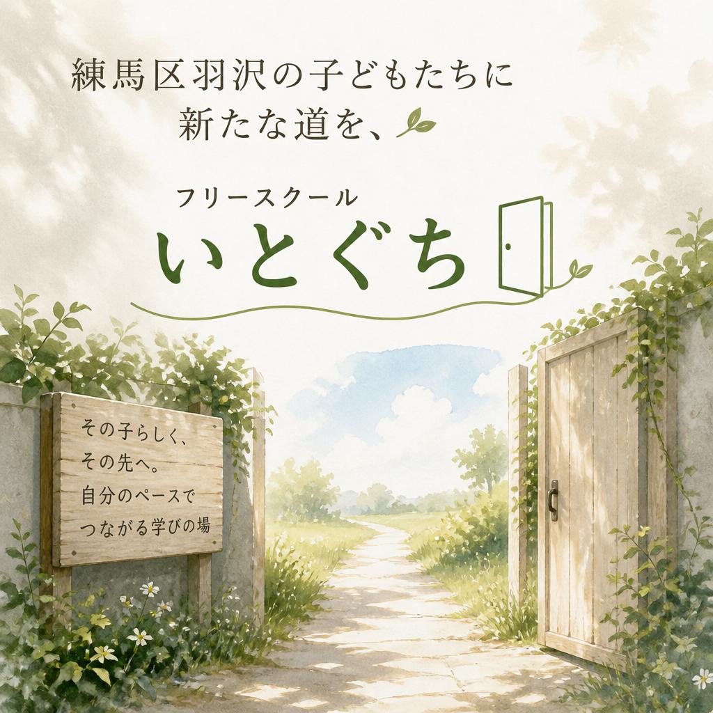 練馬区羽沢の子どもたちに新たな道を、フリースクール「いとぐち」