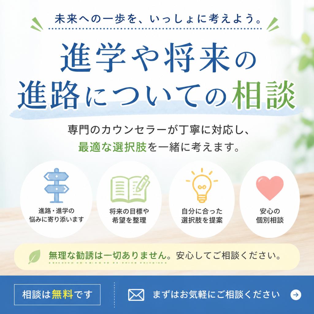 進学相談とキャリア支援